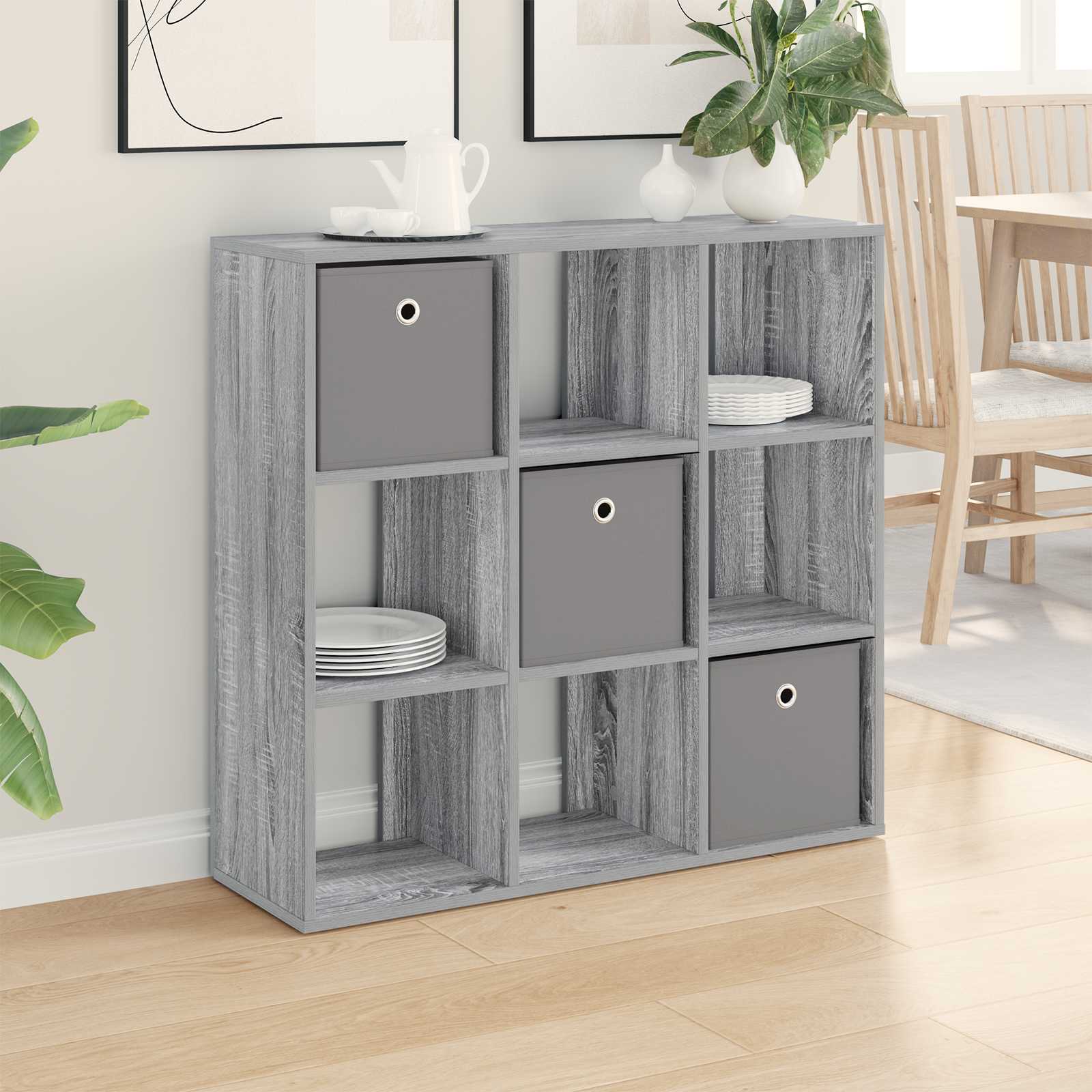 Dressoir met lade Grijs Sonoma 88,5 x 29 x 84,5 cm