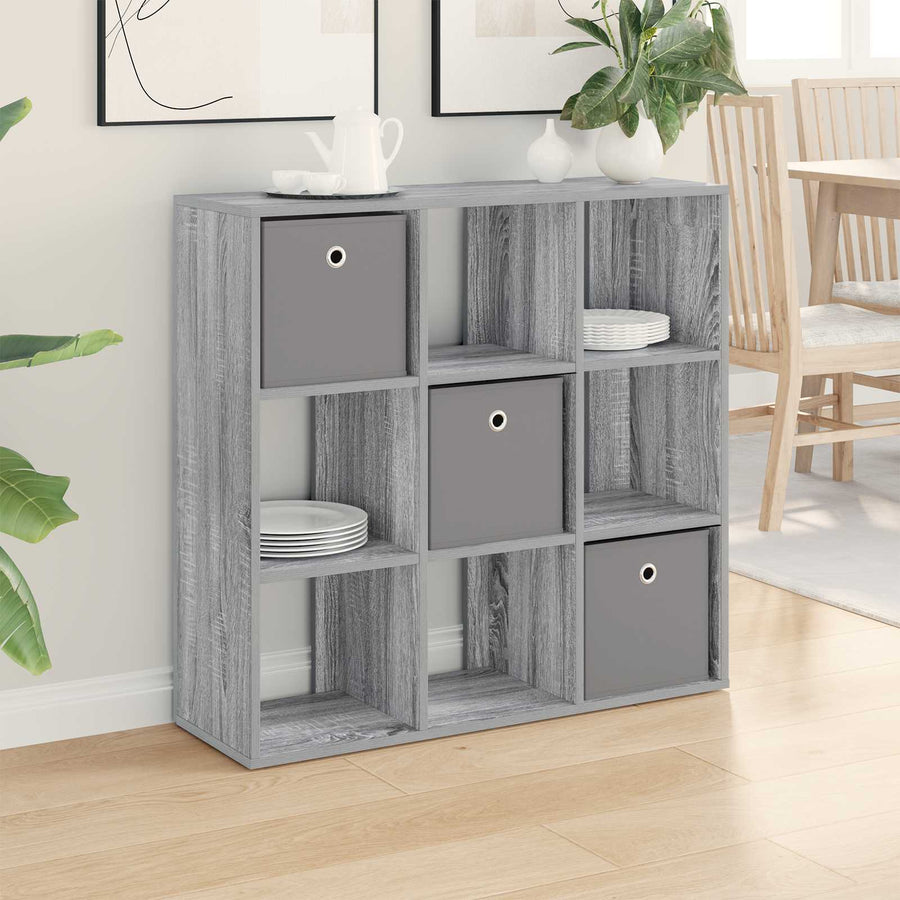 Dressoir met lade Grijs Sonoma 88,5 x 29 x 84,5 cm