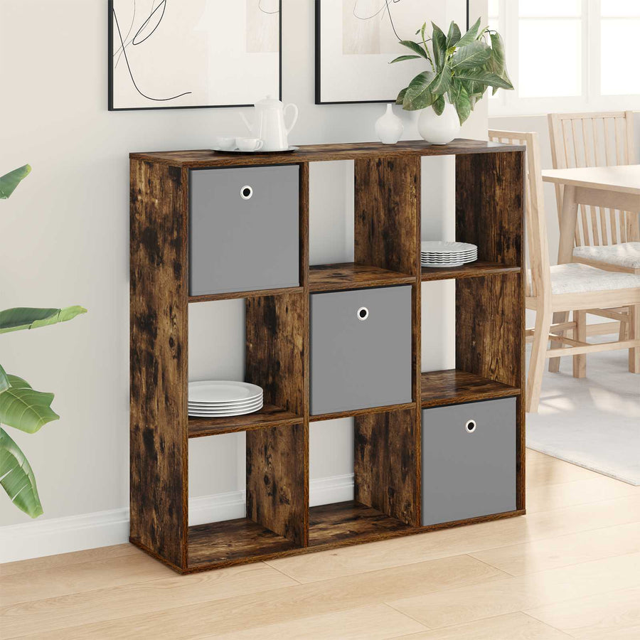 Dressoir met lade Gerookt eiken 102 x 31 x 99,5 cm