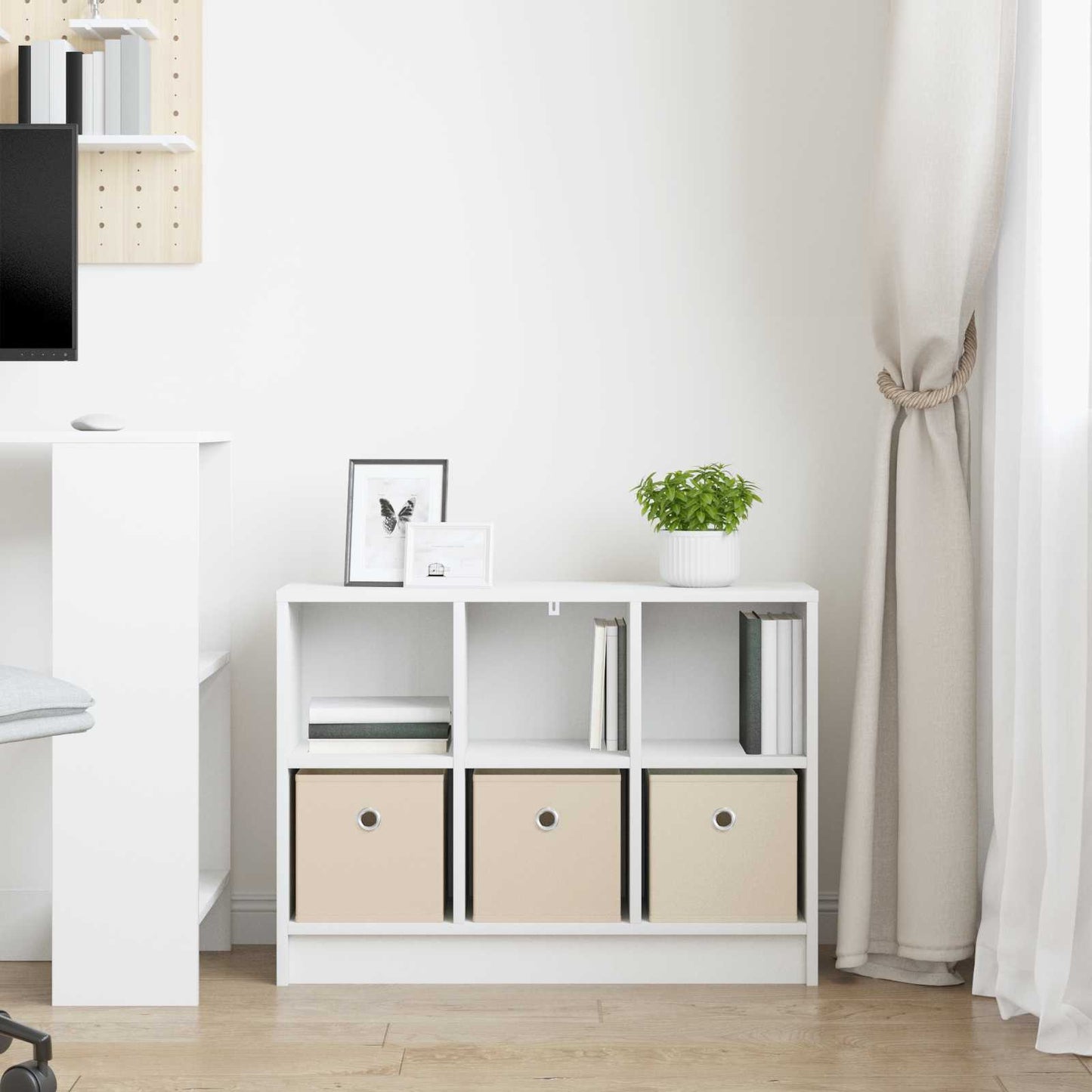 Dressoir met lade Wit 73,5 x 22,5 x 53,5 cm