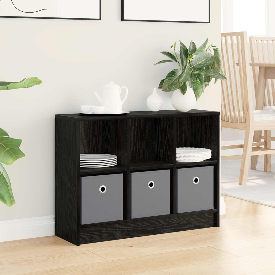 Dressoir met lade Zwart Eiken 73,5 x 22,5 x 53,5 cm