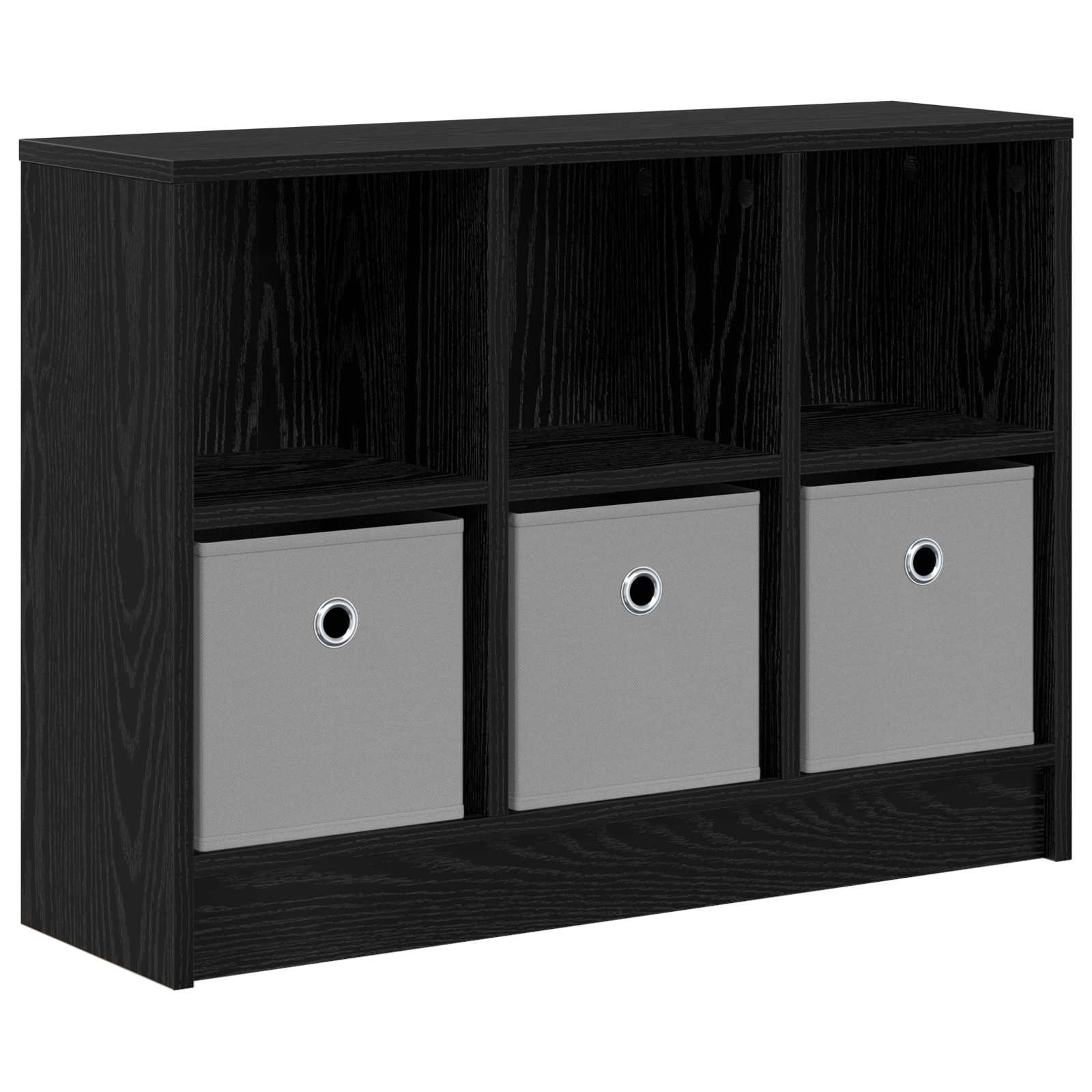 Dressoir met lade Zwart Eiken 73,5 x 22,5 x 53,5 cm