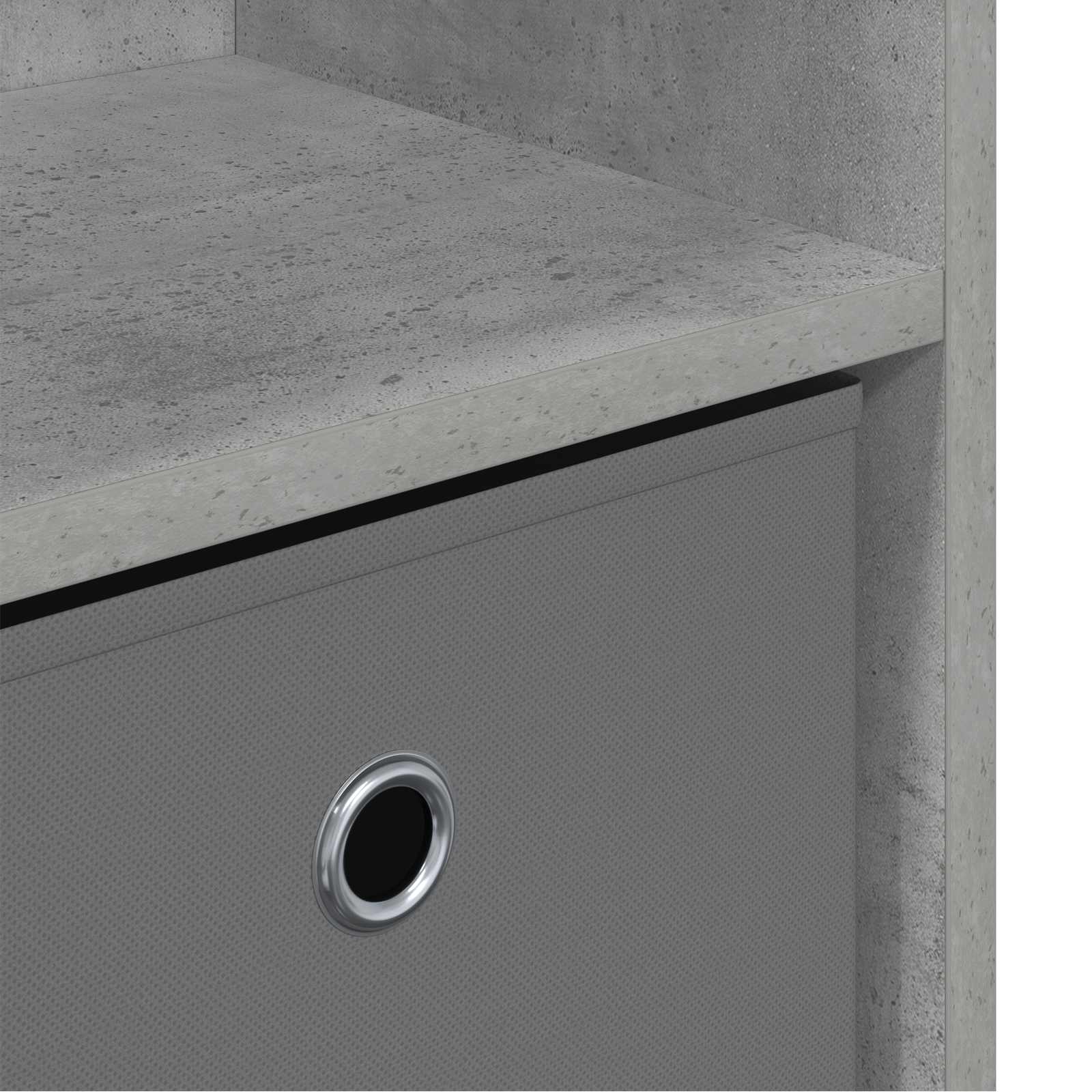 Dressoir met lade Beton Grijs 73,5 x 22,5 x 53,5 cm