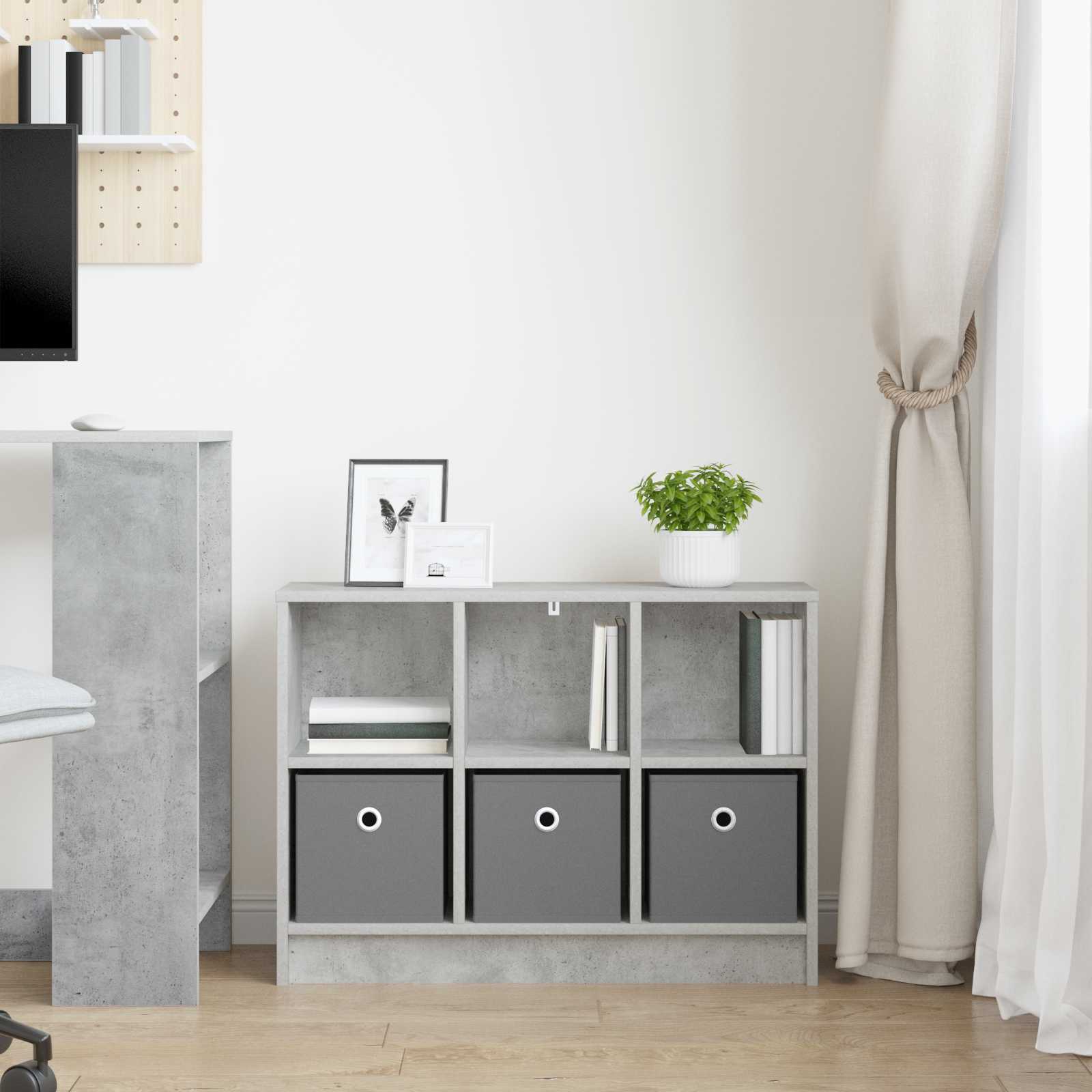 Dressoir met lade Beton Grijs 73,5 x 22,5 x 53,5 cm