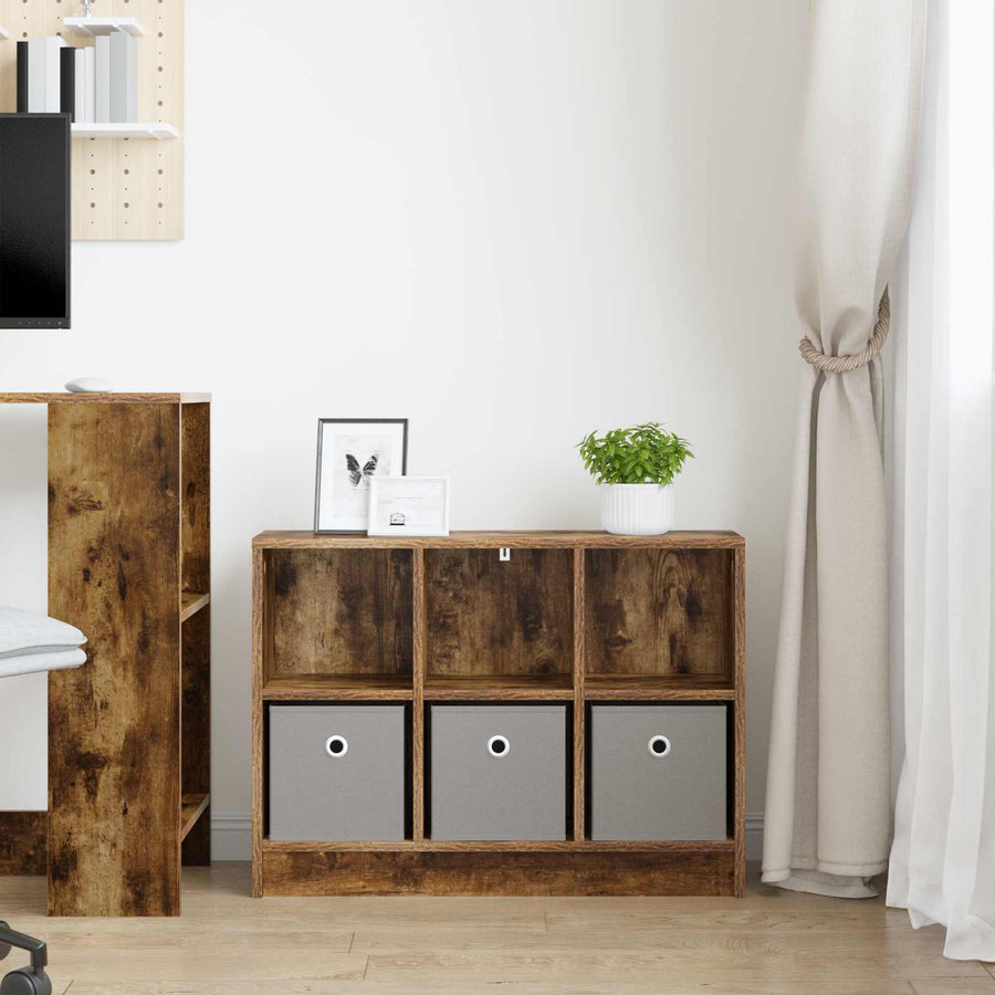 Dressoir met lade Gerookt eiken 73,5 x 22,5 x 53,5 cm