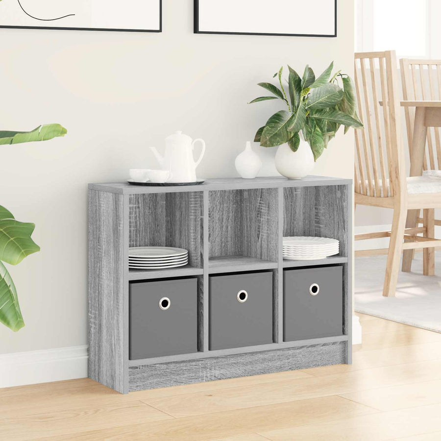 Dressoir met lade Grijs Sonoma 73,5 x 22,5 x 53,5 cm