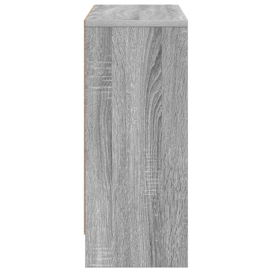 Dressoir met lade Grijs Sonoma 73,5 x 22,5 x 53,5 cm
