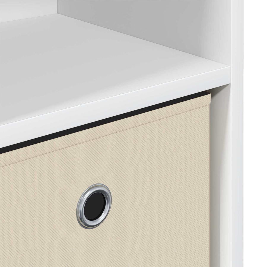 Dressoir met lade Wit 88,5 x 27,5 x 63,5 cm