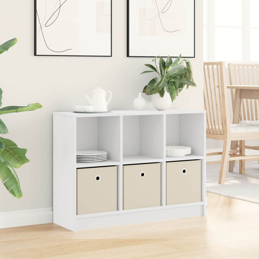 Dressoir met lade Wit 88,5 x 27,5 x 63,5 cm