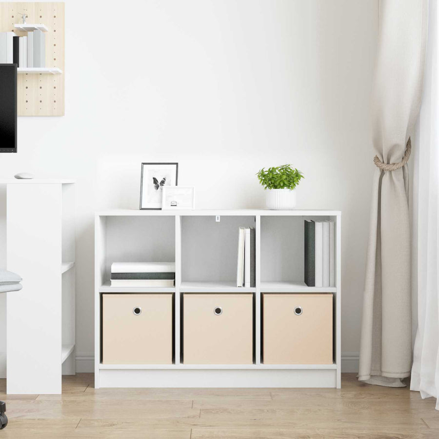 Dressoir met lade Wit 88,5 x 27,5 x 63,5 cm