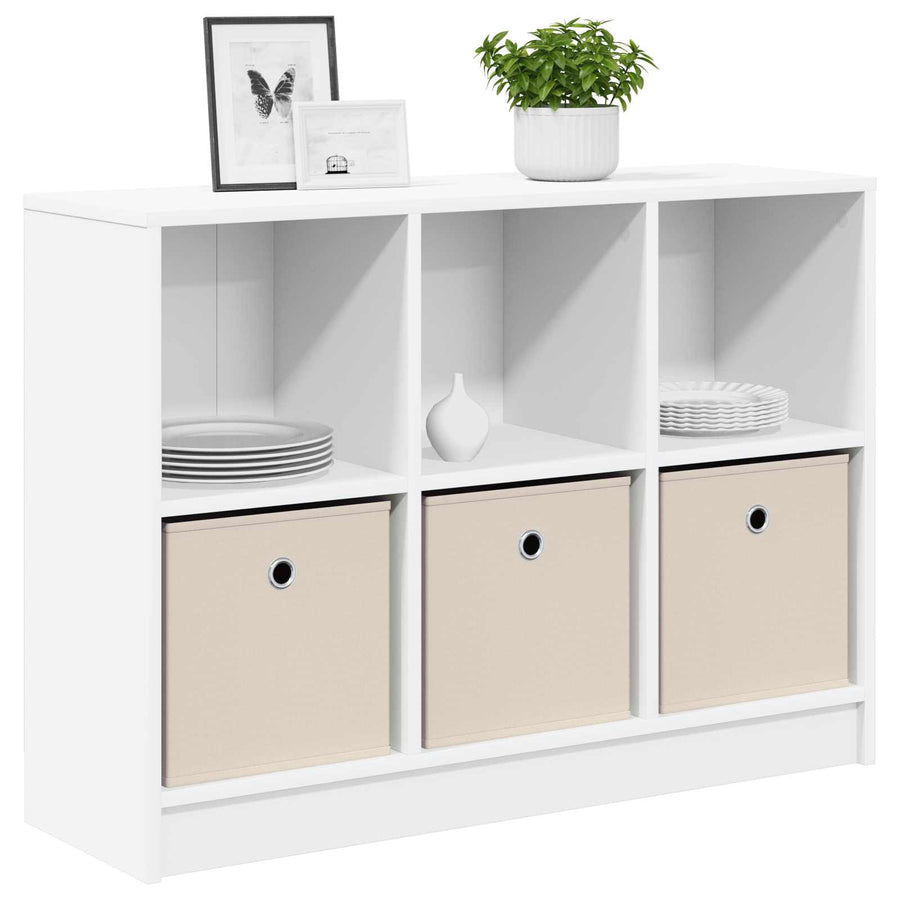 Dressoir met lade Wit 88,5 x 27,5 x 63,5 cm