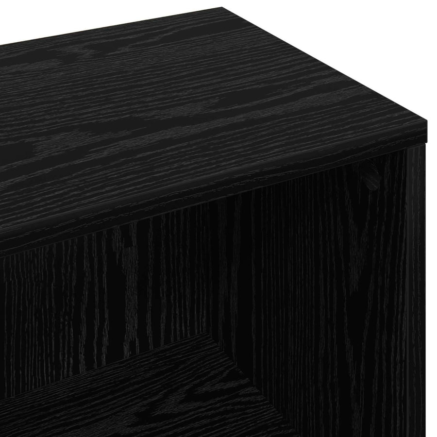Dressoir met lade Zwart Eiken 88,5 x 27,5 x 63,5 cm