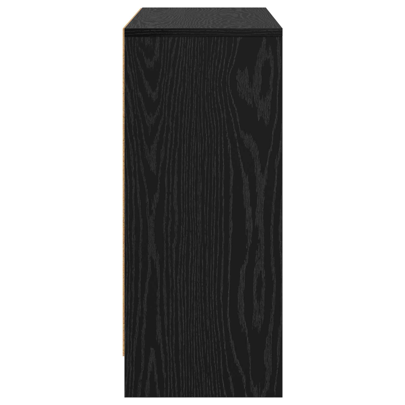 Dressoir met lade Zwart Eiken 88,5 x 27,5 x 63,5 cm