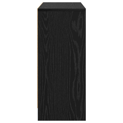Dressoir met lade Zwart Eiken 88,5 x 27,5 x 63,5 cm