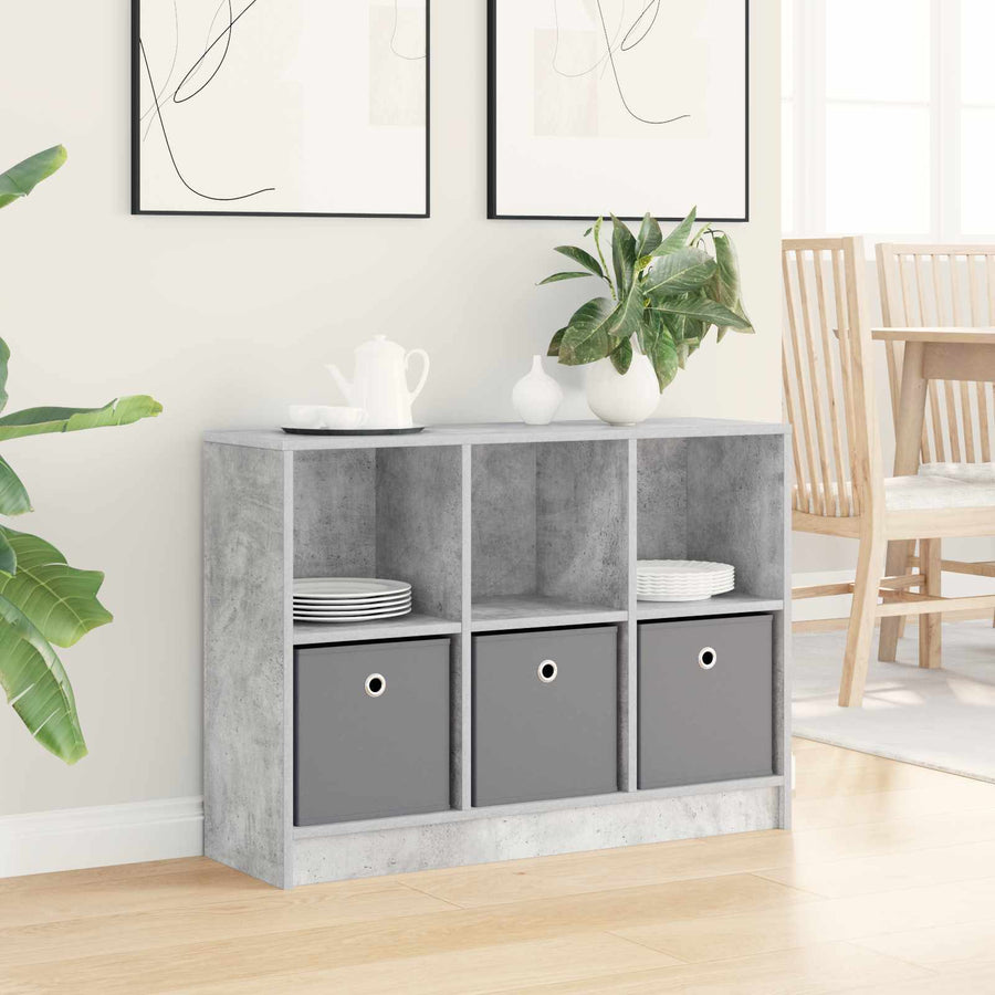 Dressoir met lade Beton Grijs 88,5 x 27,5 x 63,5 cm
