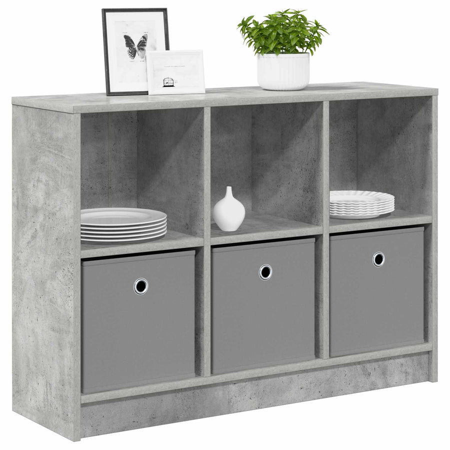 Dressoir met lade Beton Grijs 88,5 x 27,5 x 63,5 cm