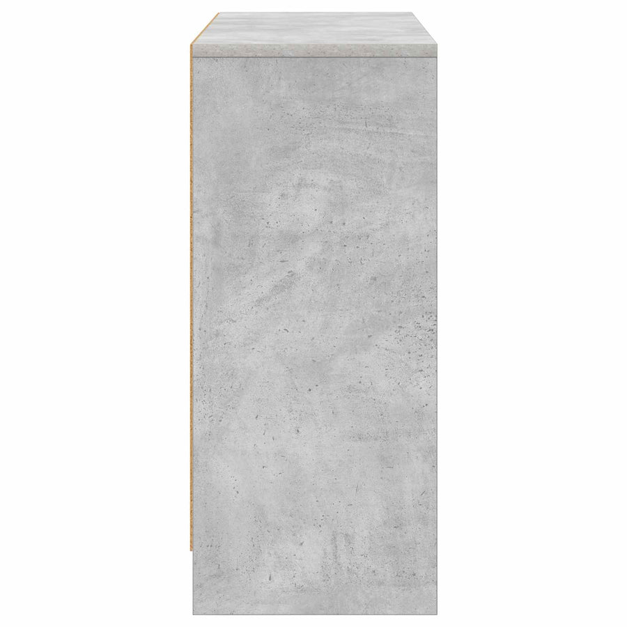 Dressoir met lade Beton Grijs 88,5 x 27,5 x 63,5 cm