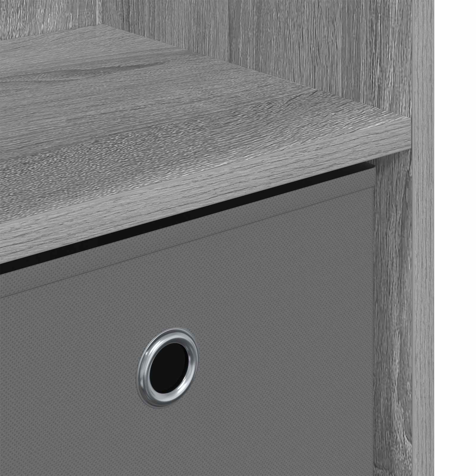 Dressoir met lade Grijs Sonoma 88,5 x 27,5 x 63,5 cm
