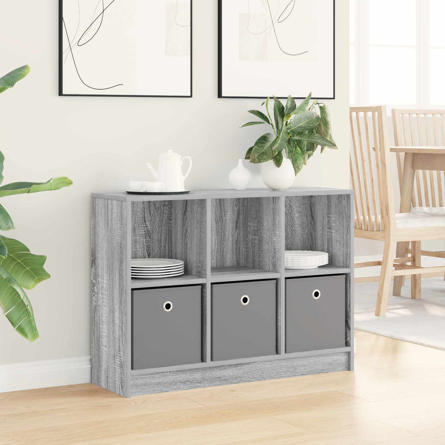 Dressoir met lade Grijs Sonoma 88,5 x 27,5 x 63,5 cm