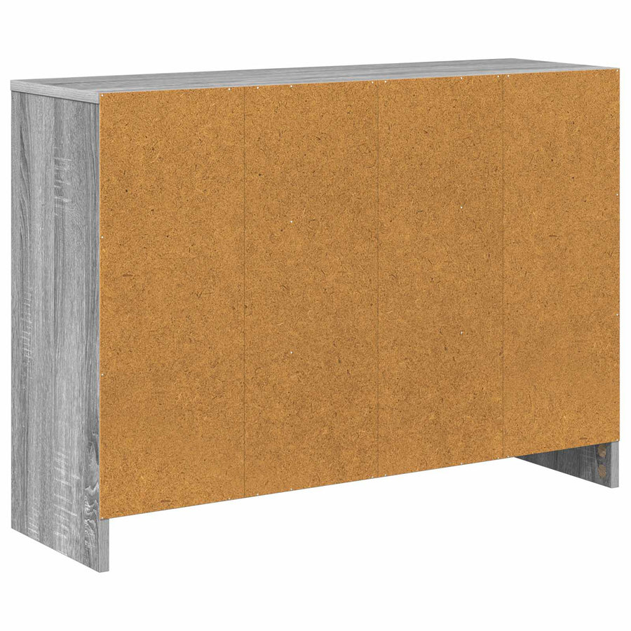 Dressoir met lade Grijs Sonoma 88,5 x 27,5 x 63,5 cm
