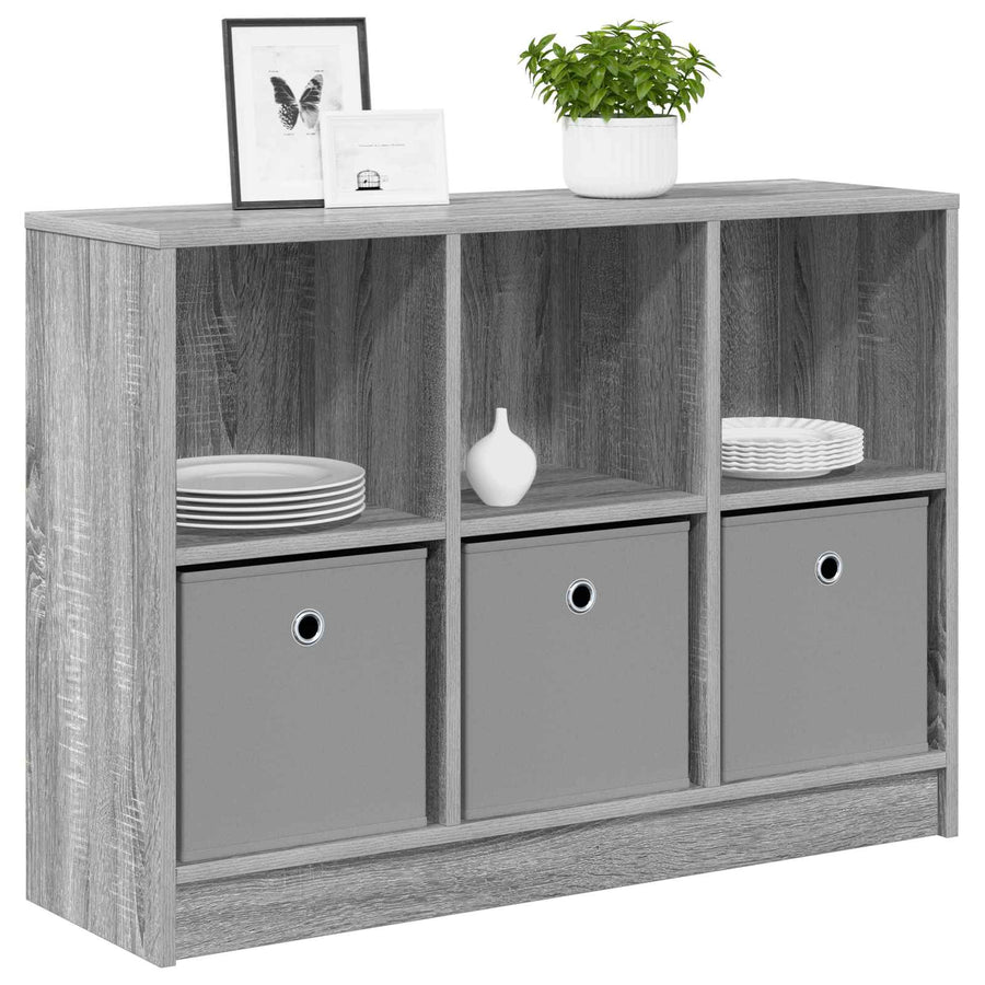 Dressoir met lade Grijs Sonoma 88,5 x 27,5 x 63,5 cm