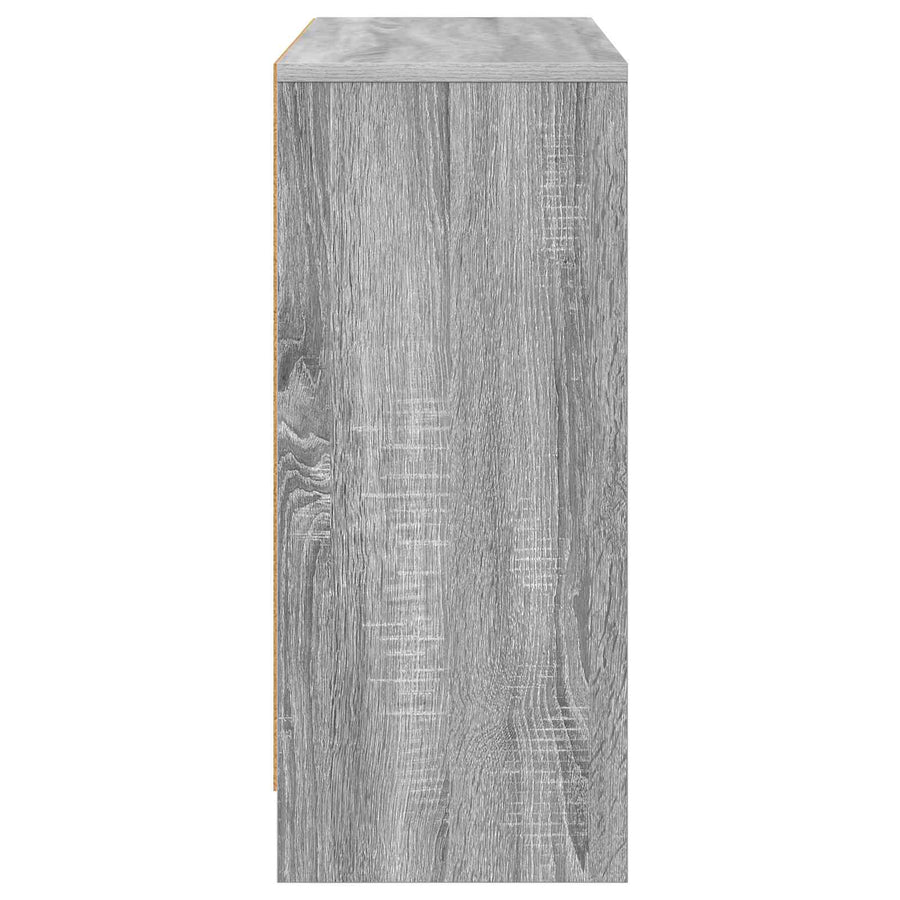 Dressoir met lade Grijs Sonoma 88,5 x 27,5 x 63,5 cm