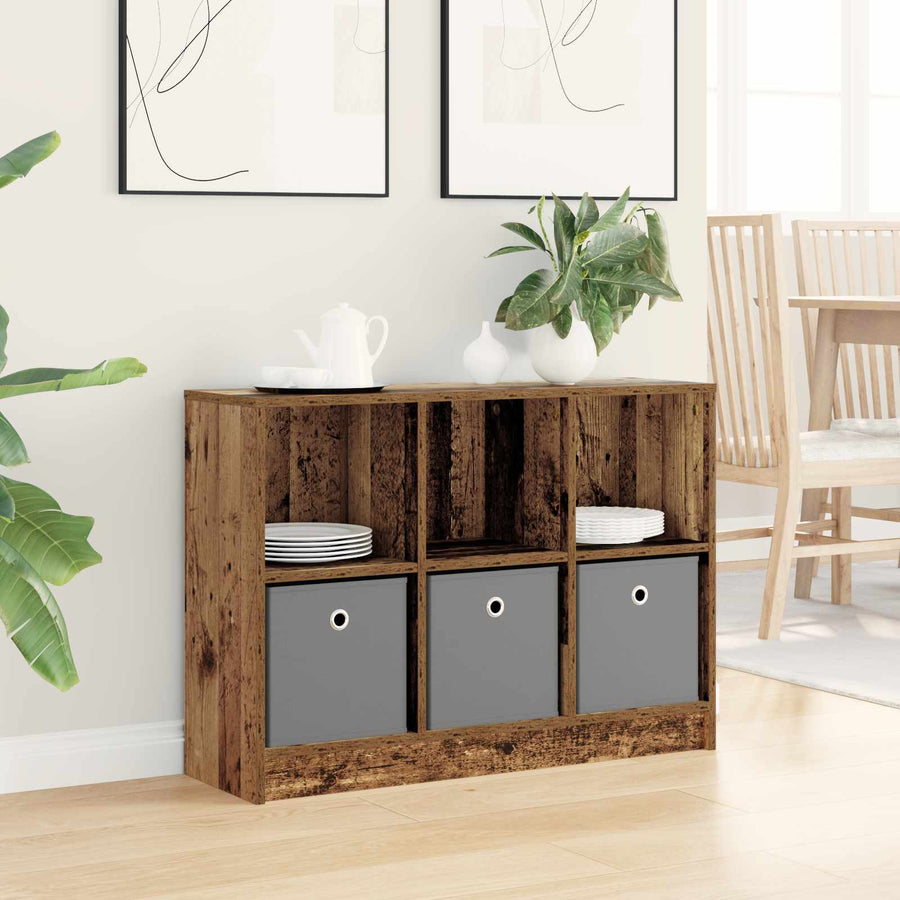 Dressoir met lade Oudhout 88,5 x 27,5 x 63,5 cm
