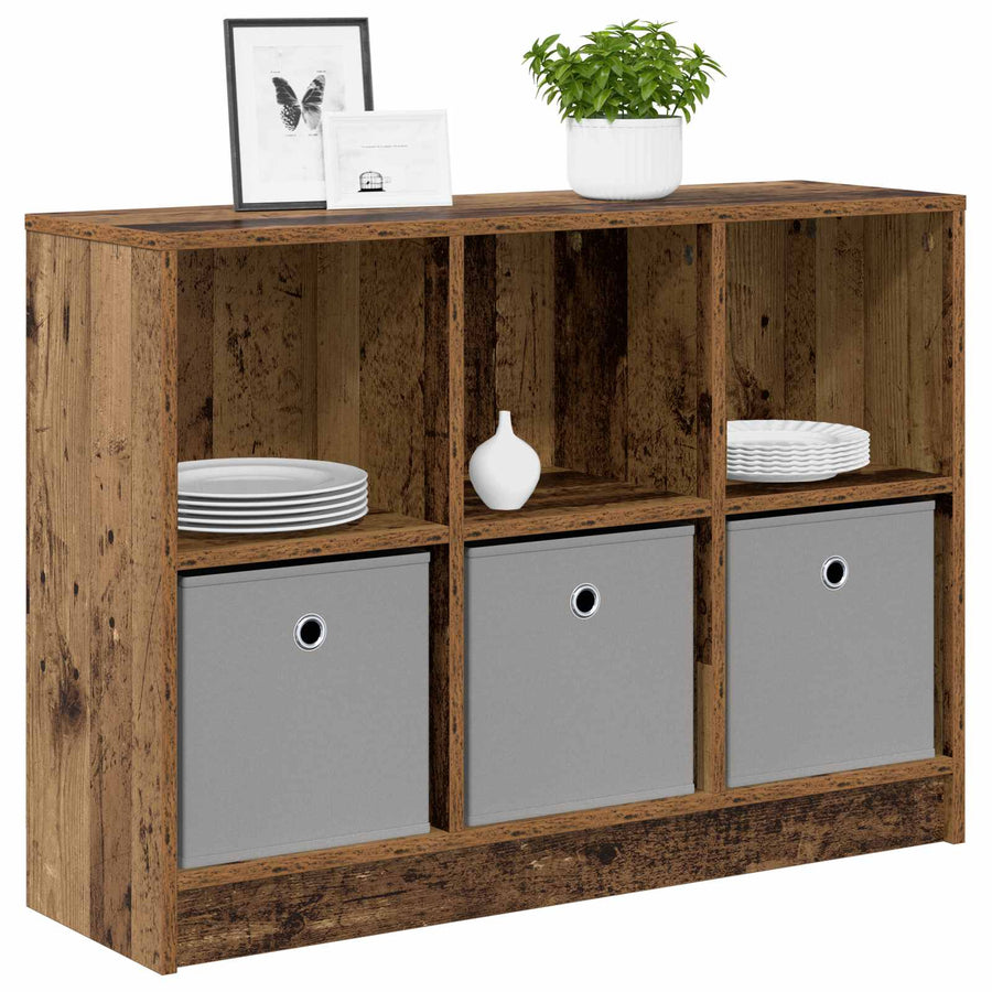 Dressoir met lade Oudhout 88,5 x 27,5 x 63,5 cm