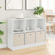Dressoir wit 102x32x73,5 cm 3 laden
