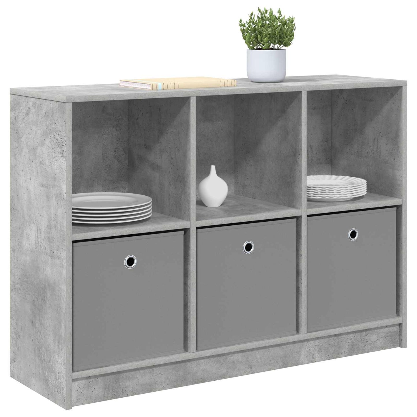 Dressoir met lade Beton Grijs 102 x 32 x 73,5 cm
