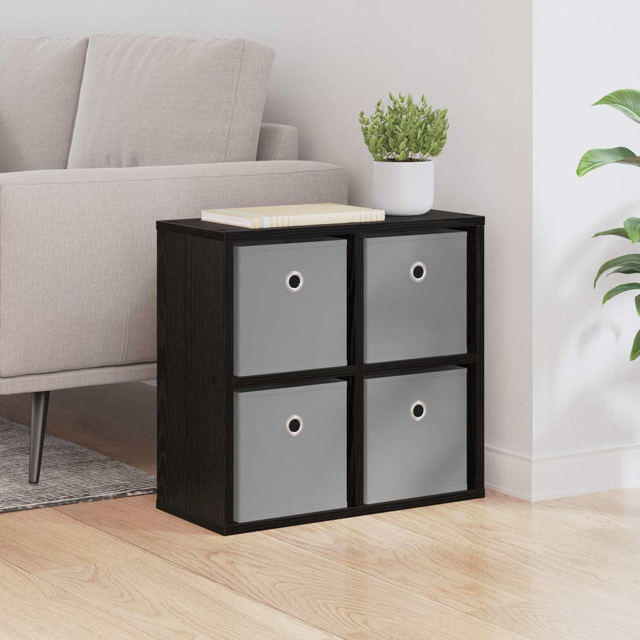 Dressoir met lade Zwart Eiken 49,5 x 22 x 47 cm