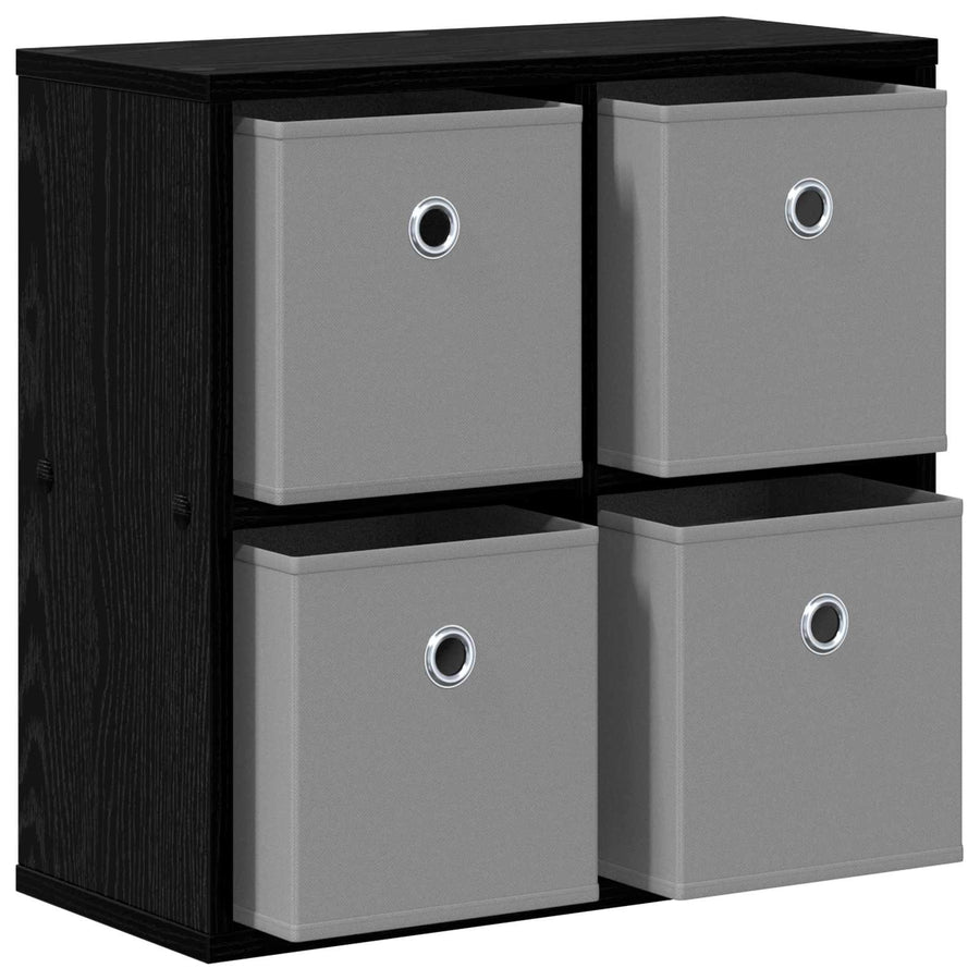 Dressoir met lade Zwart Eiken 49,5 x 22 x 47 cm