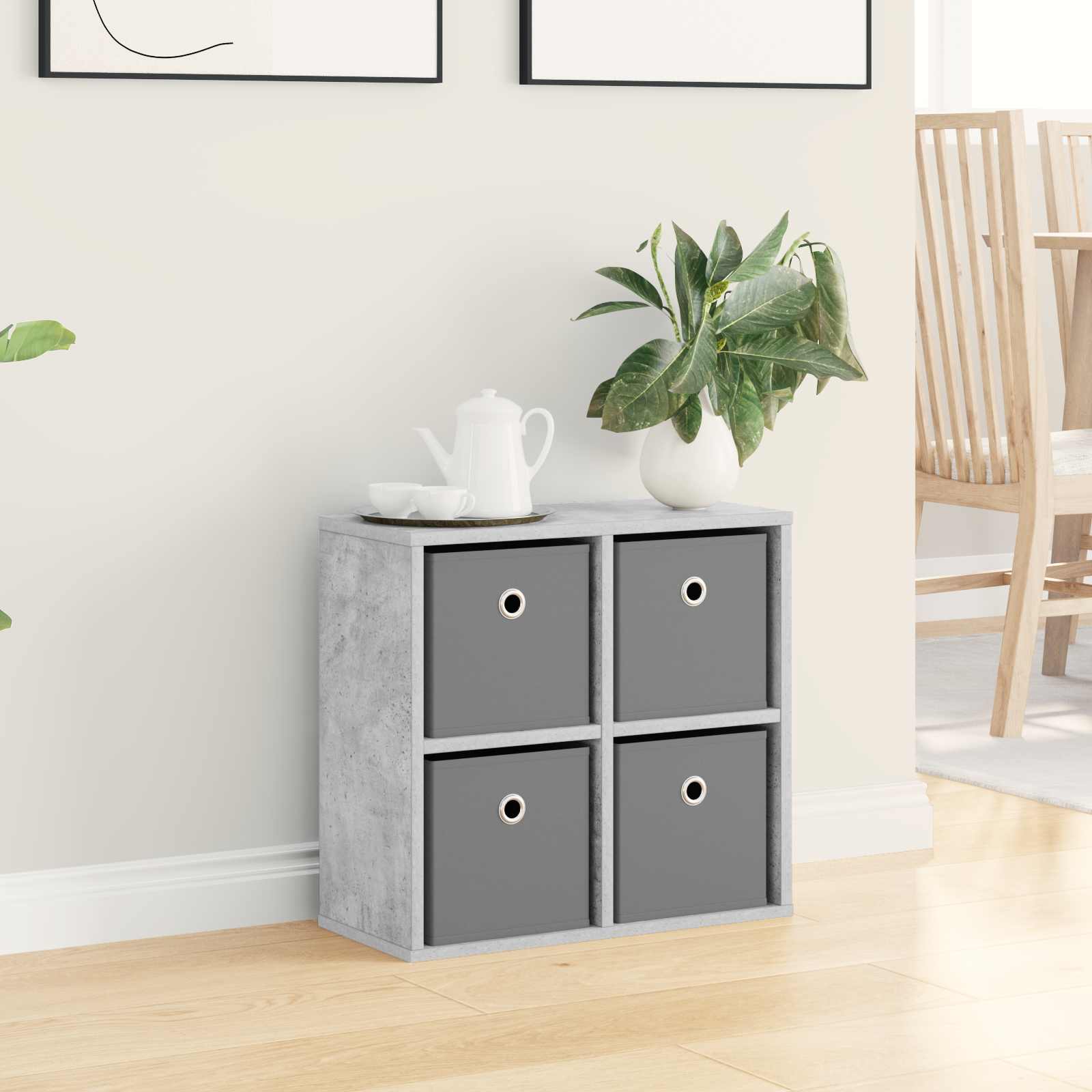 Dressoir met lade Beton Grijs 49,5 x 22 x 47 cm