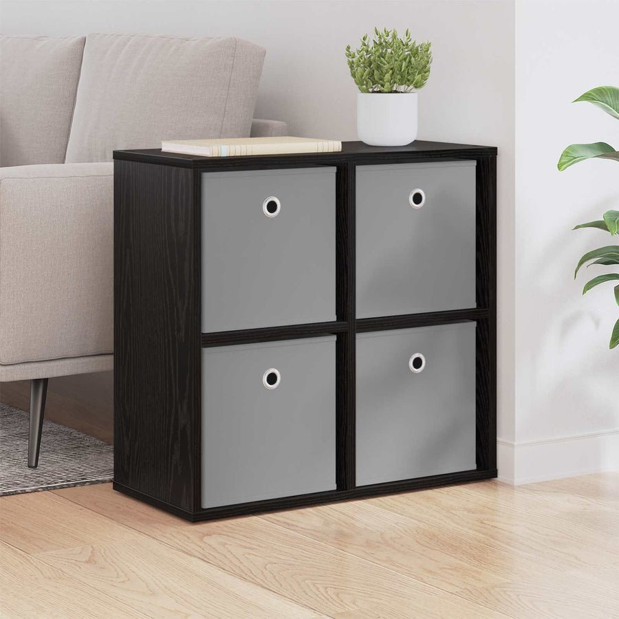 Dressoir met lade Zwart Eiken 59,5 x 27 x 57 cm