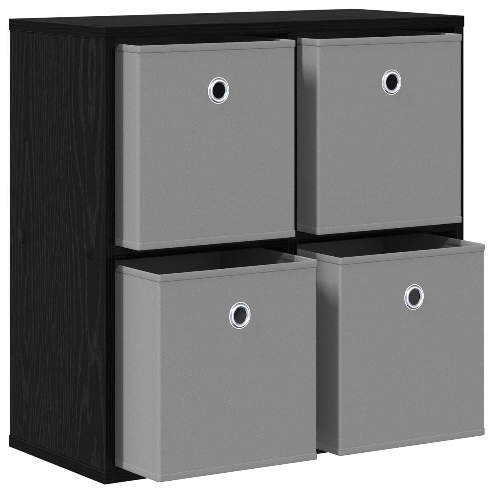 Dressoir met lade Zwart Eiken 59,5 x 27 x 57 cm