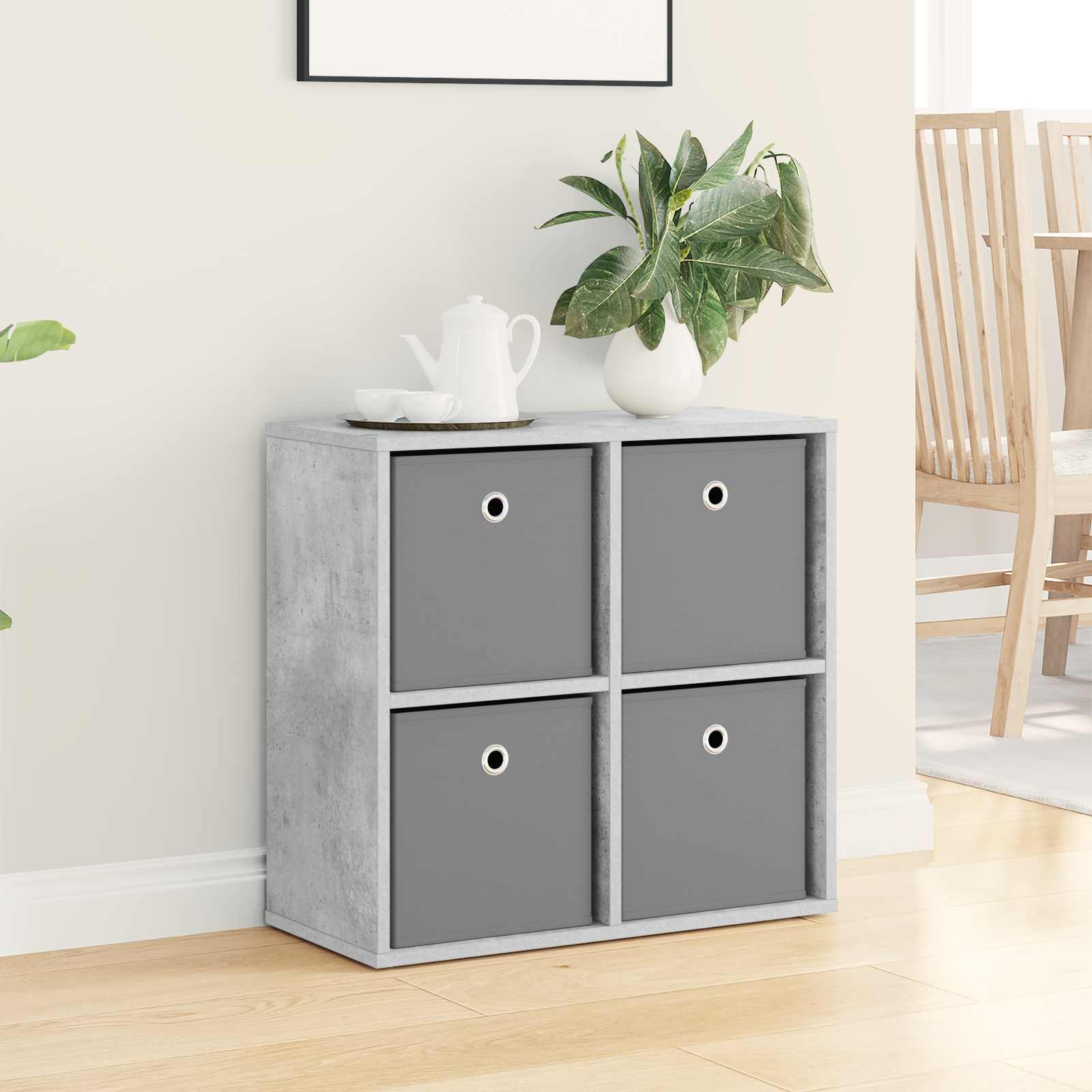 Dressoir met lade Beton Grijs 59,5 x 27 x 57 cm