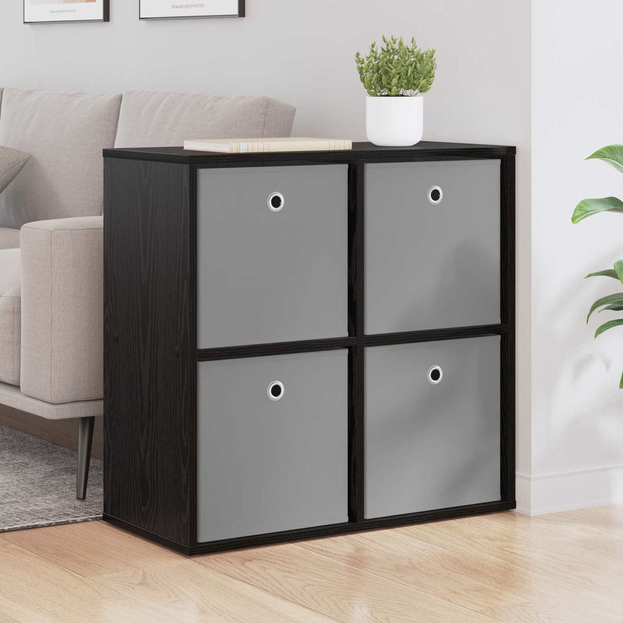 Dressoir met lade Zwart Eiken 68,5 x 32 x 67 cm