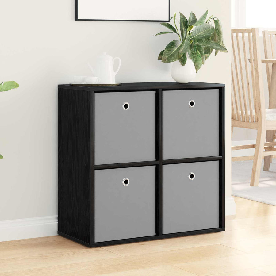 Dressoir met lade Zwart Eiken 68,5 x 32 x 67 cm