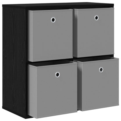Dressoir met lade Zwart Eiken 68,5 x 32 x 67 cm