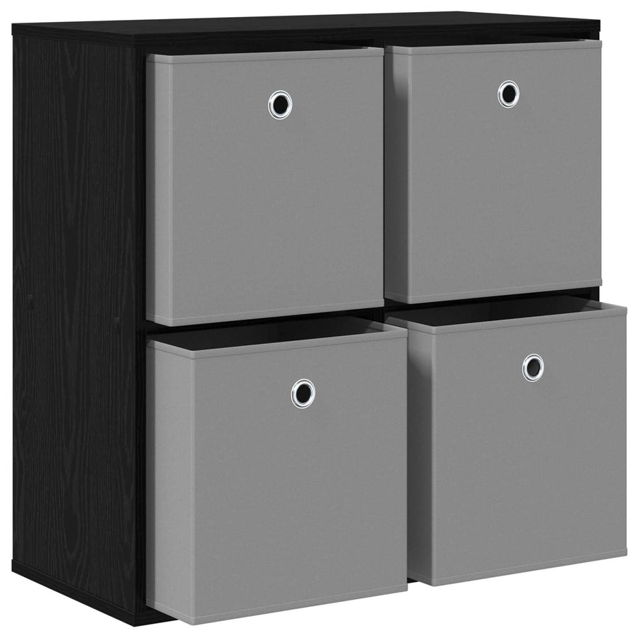 Dressoir met lade Zwart Eiken 68,5 x 32 x 67 cm