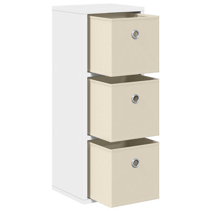 Dressoir met lade Wit 25,5 x 22 x 69,5 cm