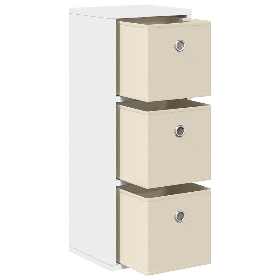 Dressoir met lade Wit 25,5 x 22 x 69,5 cm