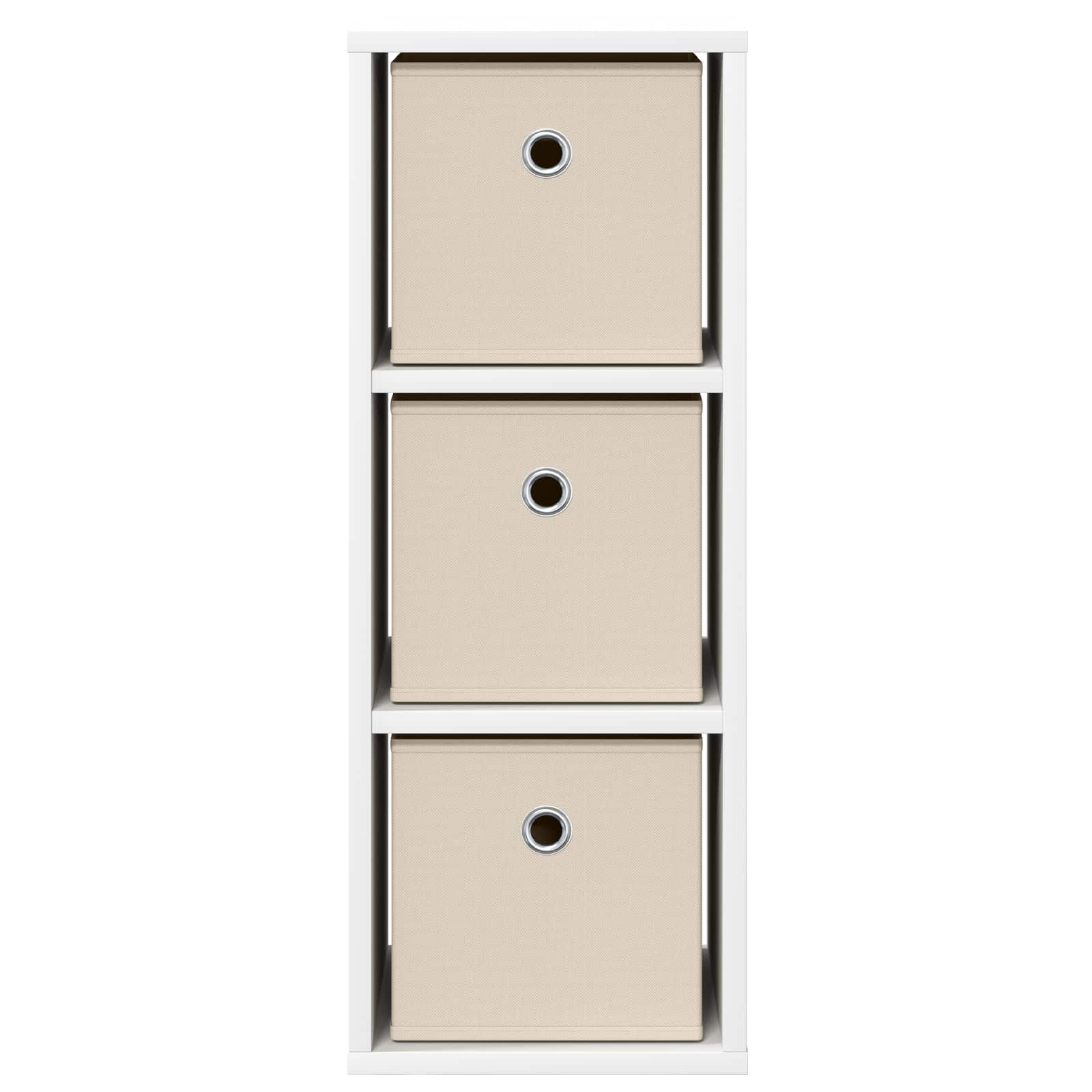 Dressoir met lade Wit 25,5 x 22 x 69,5 cm