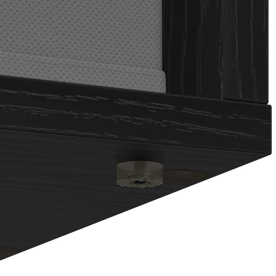 Dressoir met lade Zwart Eiken 25,5 x 22 x 69,5 cm