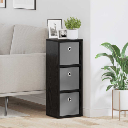 Dressoir met lade Zwart Eiken 25,5 x 22 x 69,5 cm