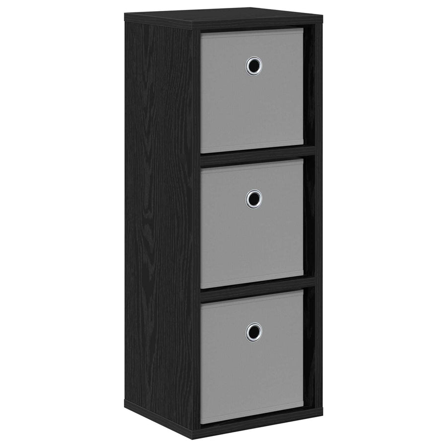 Dressoir met lade Zwart Eiken 25,5 x 22 x 69,5 cm