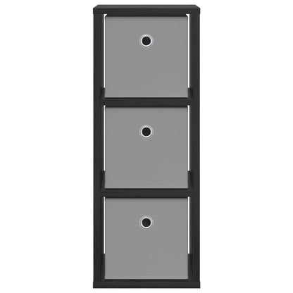 Dressoir met lade Zwart Eiken 25,5 x 22 x 69,5 cm