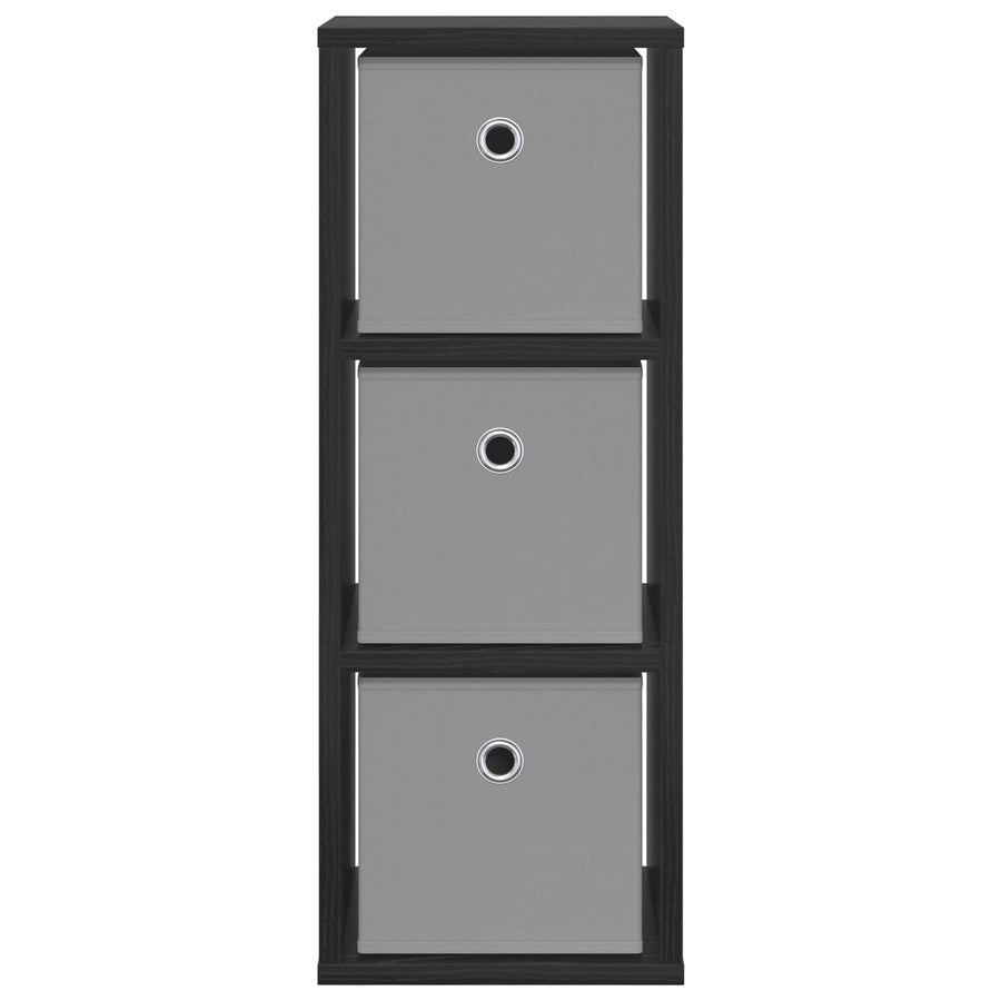 Dressoir met lade Zwart Eiken 25,5 x 22 x 69,5 cm