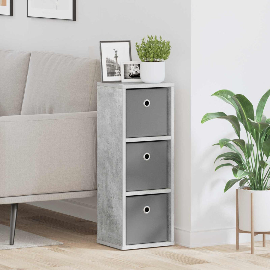 Dressoir met lade Beton Grijs 25,5 x 22 x 69,5 cm