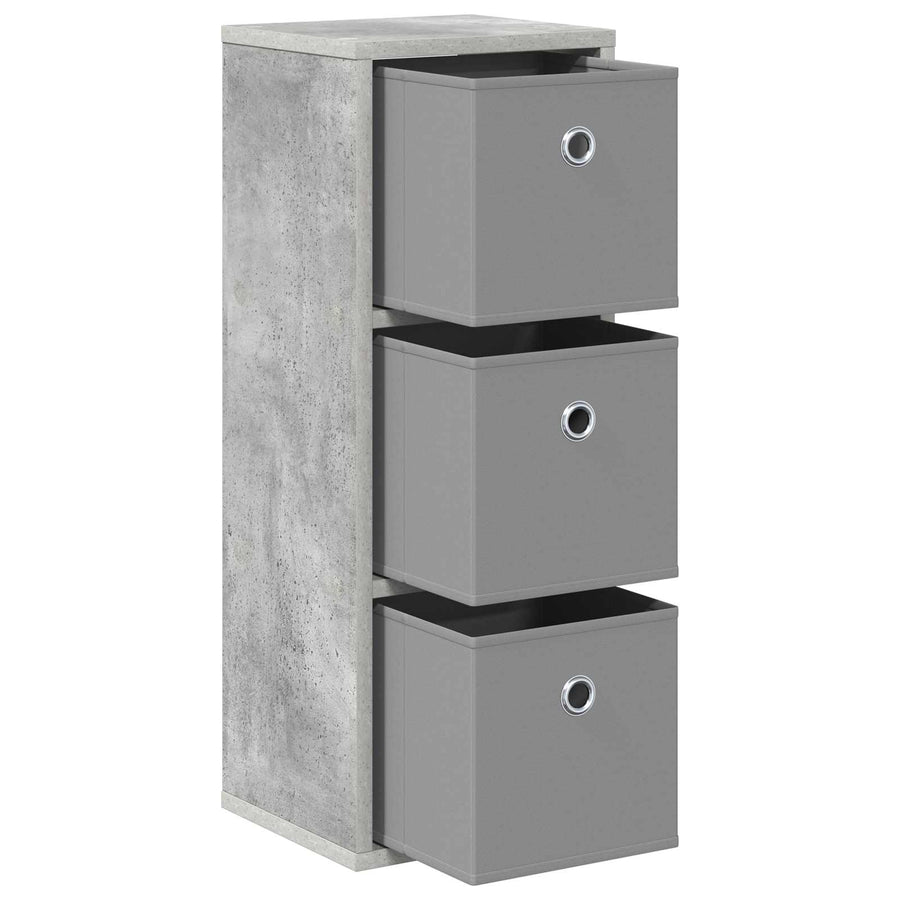 Dressoir met lade Beton Grijs 25,5 x 22 x 69,5 cm